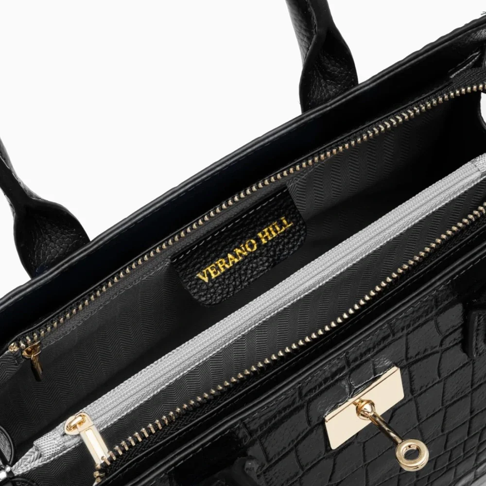 Sage Green, Verano Hill Genuine Leather Marseille Bag - Picture 6 of 7